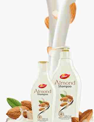 dabur almond shampoo sample